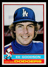 1976 Topps Baseball Card #386 Ed Goodson Los Angeles Dodgers