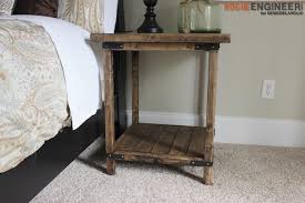 Assemble the side table base: Simple Square Side Table Free Diy Plans Rogue Engineer