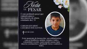 Colégio emite nota de pesar pela morte de aluno atropelado por caminhão em Cascavel