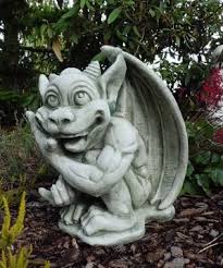 Gargoyle Smukke Mytiske Skabninger 39 Cm Hoje Statue Fabelwesen Wasserspeier Tattoo Wasserspeier