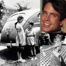 A blast from the past … Shirley MacLaine with her brother, Warren Beatty in  1942.