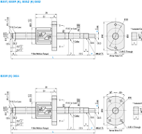 Rolled Ball Screws - Thread Diameter 8, Lead 2 or 4 ...
