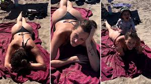 El divertido video de Mica Viciconte en la playa junto a su hijo Luca:  “Expectativa y realidad” - Infobae