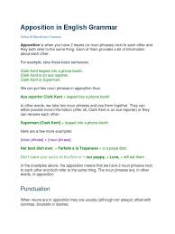 Nouns are broadly classed into common nouns and proper nouns. Apposition Phrase Noun