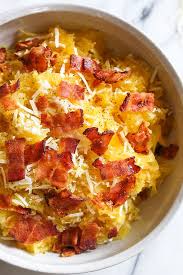 Bacon Parmesan Spaghetti Squash Recipe Skinny Taste Recipes Recipes Squash Recipes