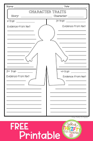 This Free Character Traits Worksheet Can Be Used With A Variety Of Char Character Trait Worksheets Character Traits Graphic Organizer Teaching Character Traits