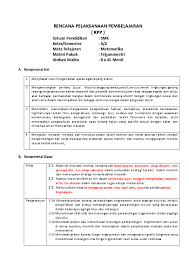 .sma/ma kelas x semester 2 31 f. Pdf Rpp Trigonometri Rohaeni Sri Martini Academia Edu