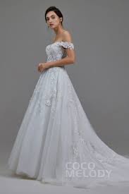 Usd 1099 A Line Off The Shoulder Lace Up Corset Wedding Dress Ld5812 Wedding Dress Couture Wedding Dresses Wedding Dresses Corset