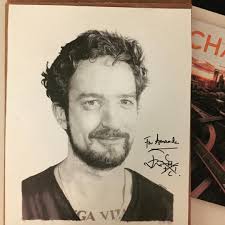 Had to share this incredible drawing by Amanda, she came to the show in  Charlotte NC so I got to see it in the flesh.