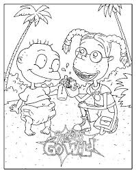 Free printable rugrats coloring pages for kids via pinterest.com. Rugrats Go Wild Coloring Pages Coloring Name B107 Formal