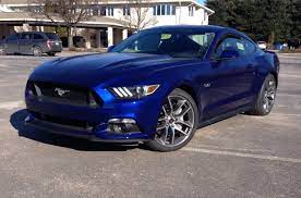 2015 Ford Mustang Gt Review Mustang Ecoboost Blue Mustang 2015 Ford Mustang