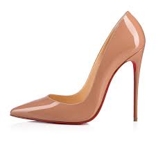 So Kate 120 Nude Patent Leather Women Shoes Christian Louboutin