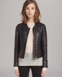 Maje Leather Jacket Quilted Women Bloomingdale S Maje Leather Jacket Jackets Maje
