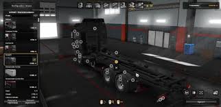 Ets2 Din Containers For Madster Man Tgx E6 V1 0 1 36 X My Works Container Dinning
