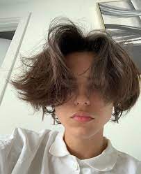 Pin By Itx On Cabelo Roupas Etc Puffy Hair Boy Hairstyles Boys Long Hairstyles
