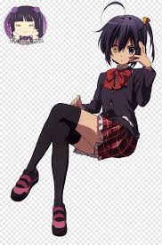 The following data was taken from the character ranking page on mal on the date of publication and is based on the amount of times each character is added to a user's character favorites section. Anime Love Chunibyo Other Delusions ChunibyÅ Rendering Yuru Yuri Black Hair Fictional Character Girl Png Pngwing