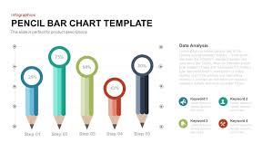 Pencil Bar Chart Powerpoint And Keynote Template Slidebazaar