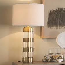 Metal Bands Acrylic Table Lamp With Images Unique Table Lamps Crystal Light Fixture Lamp