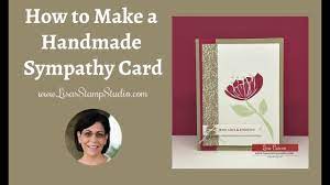 I am/we are deeply sorry for your loss. How To Make A Handmade Sympathy Card Youtube