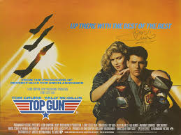 (who among us hasn't said, i feel the ne… Top Gun 1986 Movie Poster Fonts In Use