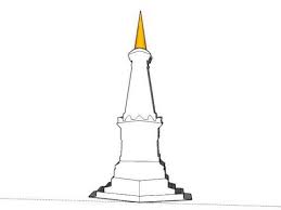 Ayah bunda, kegiatan mewarnai gambar bersama anak merupakan aktifitas yang menyenangkan, ya. 10 Ide Gambar Sketsa Tugu Monas Asiabateav