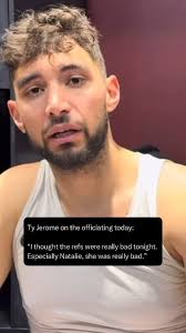 Calling out the ref by name is crazy, he’s gonna get a generational fine 😭