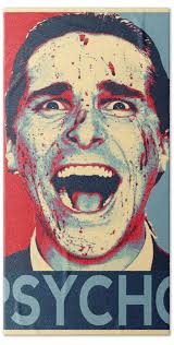 American Psycho Bath Towels for Sale