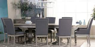 Consider breaking up the set a bit by painting your chairs or china. Modern Traditional Dining Room With Caira Dining Set Living Spaces