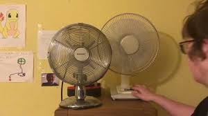 Keep comfortable with the oscillating function, which helps circulate air better. Progress 10 Inch Oscillating Chrome Desk Fan Vs 2001 Lloytron 12 Inch Oscillating White Desk Fan Youtube