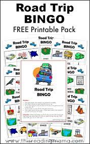 Free Road Trip Bingo Printable Game Road Trip Bingo Road Trip Road Trip Activities