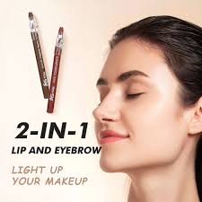 Ashley Shine 2in1 Easy Draw Double Pen Eyebrow & Matte Color Lipstick  Pencil 3g