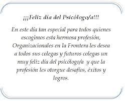 La importancia que posee que todos asistamos al psicólogo es crucial para el bienestar que tendremos en nuestra vida, ya que se verá reflejado en el tipo de. Psicologia Feliz Dia Del Psicologo