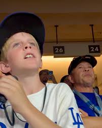 A video worth a thousand words. #dodgers #fatherandson