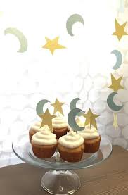 Stars And Moons Cupcake And Treat Toppers Treat Toppers Stars And Moon Party Decor Shop