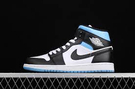 Jordan mens air jordan 1 mid leather synthetic white gym red black trainers 10 us. Best Deal Air Jordan 1 Mid White Black University Blue Bq6472 102 Sneaker New Drop Jordans