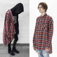 Fog Mens Red Oversized Flannel Shirts Famous Brand High End Fashion Tartan Tee Extended Plaid T Shirt Justin Bieber Kanye West Oversized Flannel Shirts Flannel Shirtflannel Shirt Fashion Aliexpress Oversized flannel vintage men plaid long sleeve check shirt. fog mens red oversized flannel shirts famous brand high end fashion tartan tee extended plaid t shirt justin bieber kanye west