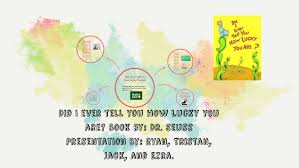 The best way to give bad medicine is to sweeten it with humor, and seuss does that with style. Did I Ever Tell You How Lucky You Are Book By Dr Seuss By R Sizz