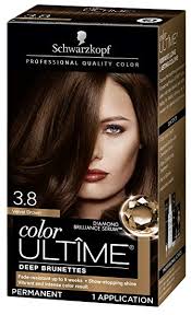 schwarzkopf color ultime hair color cream 3 8 velvet brown packaging may vary