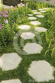 Hexagonal Path Stock Photos Image 70443 Stone Garden Paths Garden Pavers Garden Tiles