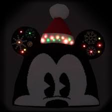 Mickey Mouse Light Up Beanie Hat For Adults Shopdisney