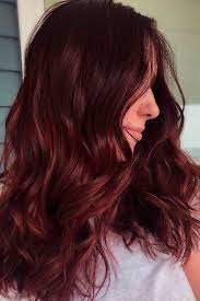 Dark Rosewood Rosewoodhair Wavyhair A Burgundy Hair Shade Will Work Great For Ladies Who Love Making A Statemen Wine Hair Burgundy Hair Hair Color Burgundy