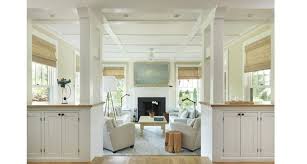 Example Of Step Down Family Room With Counter Separating Kitchen Sunken Living Room Living Room Remodel Family Room Design