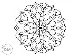 Check spelling or type a new query. Simple Mandala Coloring Page For Kids And Adults Diy Magazine Com