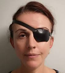 Amazon.com: Eye Patch for the Left Eye. Handmade Slim Black Real Leather  Eye Patch for adults. Suitable for Permanent Use. Medical Eyepatch. :  Handmade Products