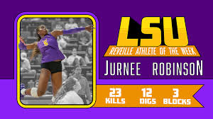 The Reveille Athlete of the Week: LSU volleyballs Jurnee Robinson -  Reveille