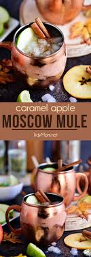 This recipe is for a 5 oz. Caramel Apple Moscow Mule Fall Cocktail Tidymom