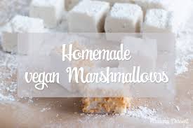 English Homemade Vegan Marshmallows With Images Vegan Marshmallows Recipes With Marshmallows Vegan Candies