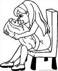 Download Girl Baby Coloring Page For Kids Free Others Printable Coloring Pages Online For Kids Coloringpages101 Com Coloring Pages For Kids