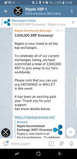 According to the official complaint, youtube benefited from crypto scammers' videos because revenue could be gained from the paying advertising that played in between videos. Telegram Channel Announcing Give Away Security Xrp Chat