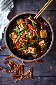 Chicken and broccoli is a popular chinese takeout dish. Szechuan Tofu And Veggies Feasting At Home